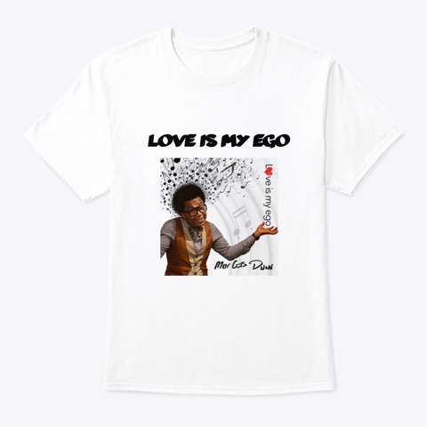 Ego "Album Cover" White Camiseta Front