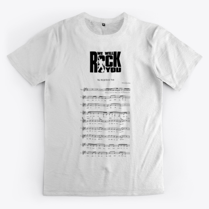 we will rock you unisex tee