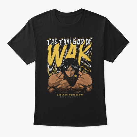 The Thai Warrior Black T-Shirt Front
