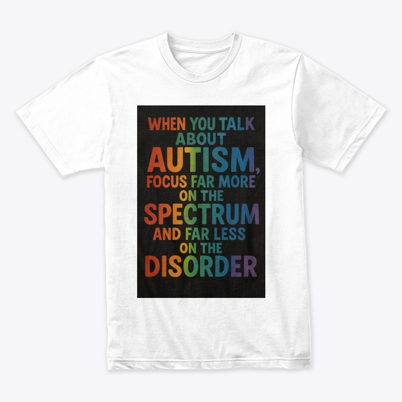 Focus on the Spectrum, not the Disorder