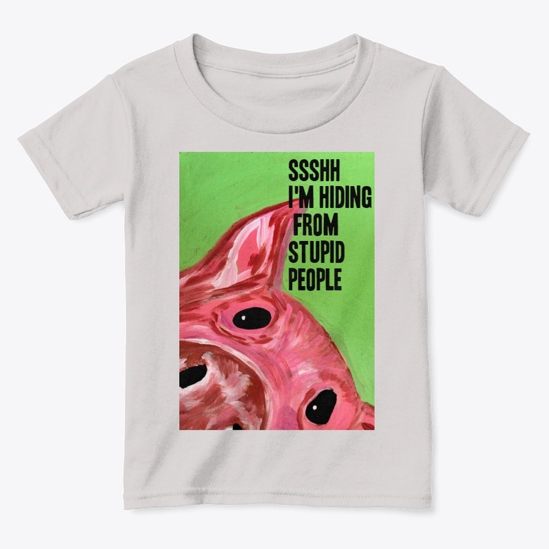 hiding from stupid people