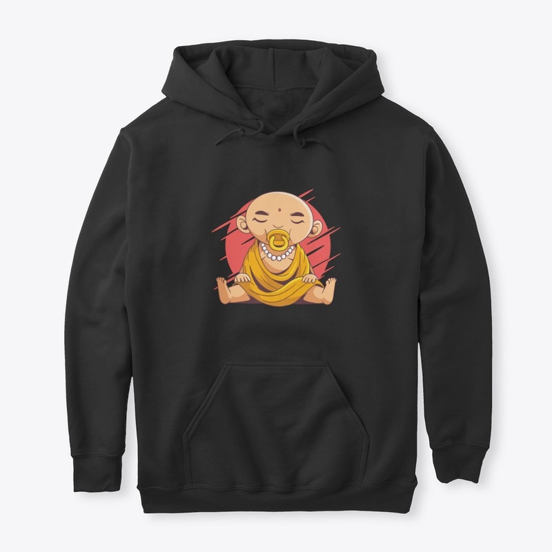 Yoga Baby Buddha Meditating