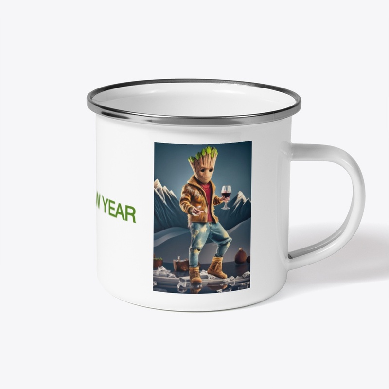 Celebrating the New Year as a Groot
