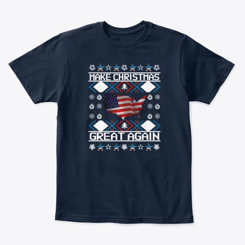 Funny Christmas US Patriotic Clothing