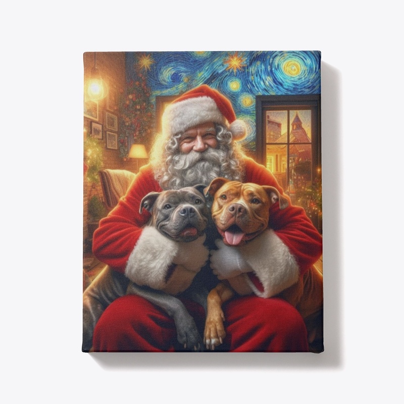 Pitbulls & Santa