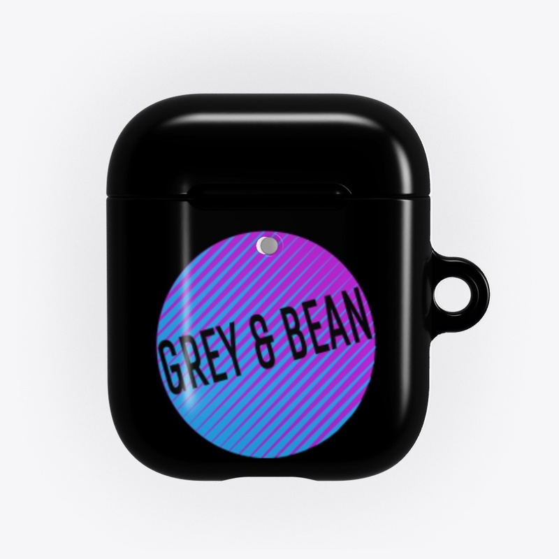 Grey and bean Air pod case