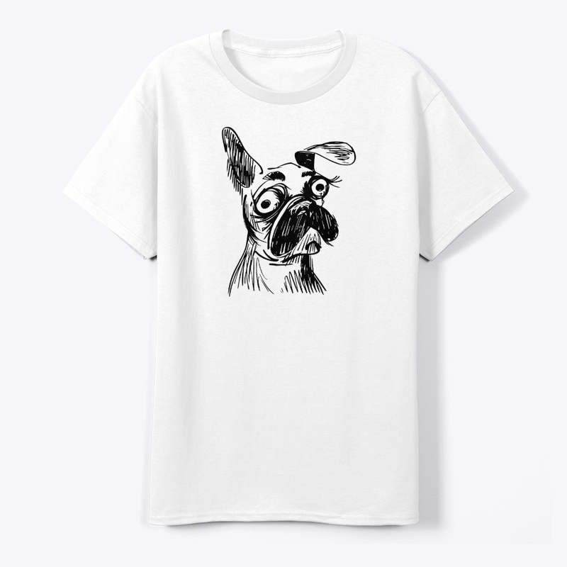 French Bulldog Sketch - Funny Dog Design