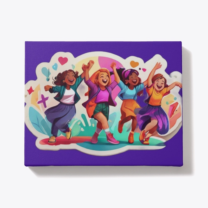 joyful moves girl's dance party t-shirt
