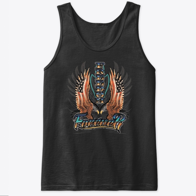 Freedom Forever Patriotic Eagle Tee