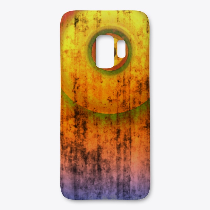 Autumn Colors Circular Pattern Abstract