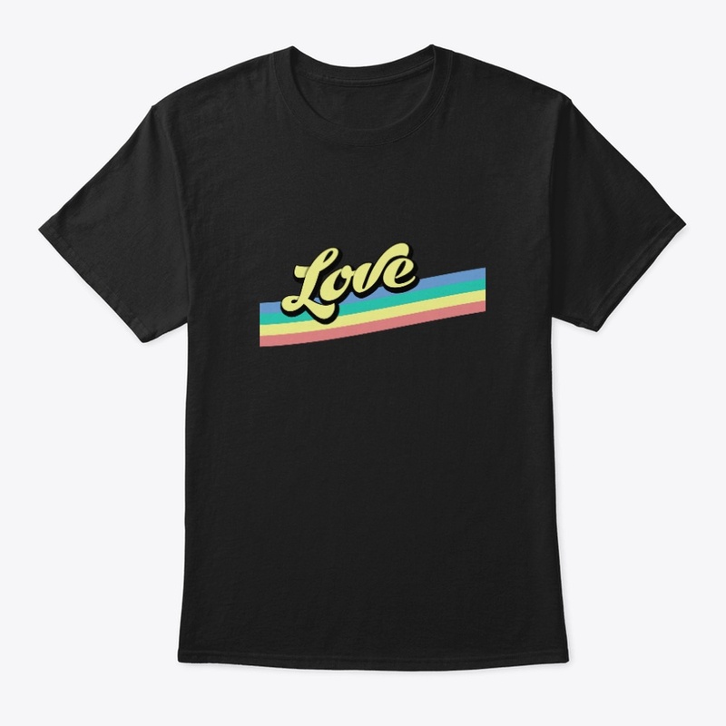 Rainbow Wave Love Pride LGBTQ