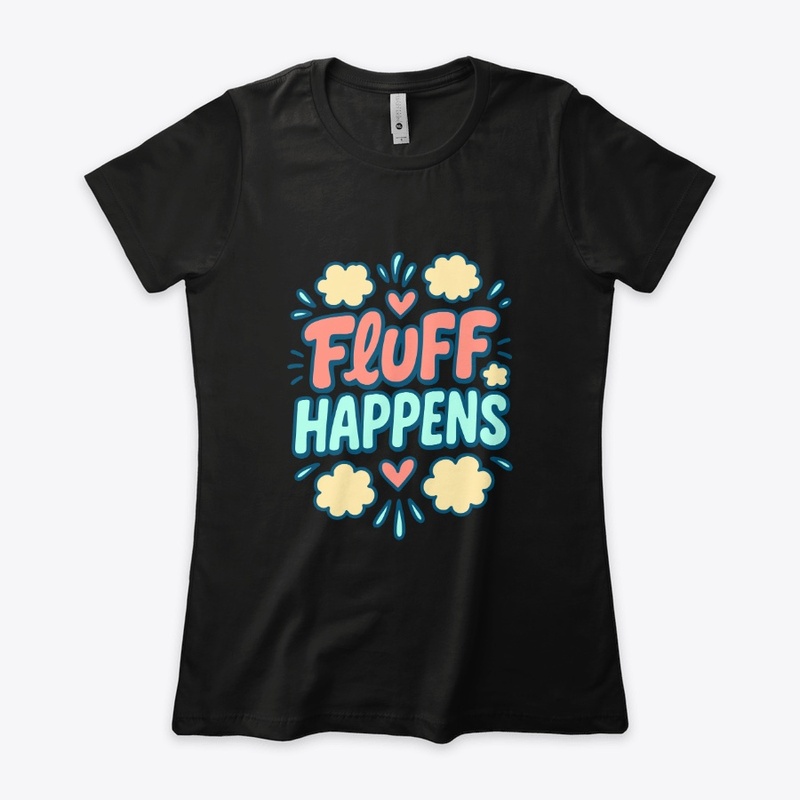 Fluff Happens – Maine Coon Cat Quote Tee