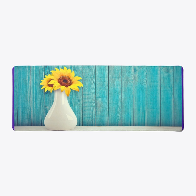 Cheerful Sunflowers in a Vase