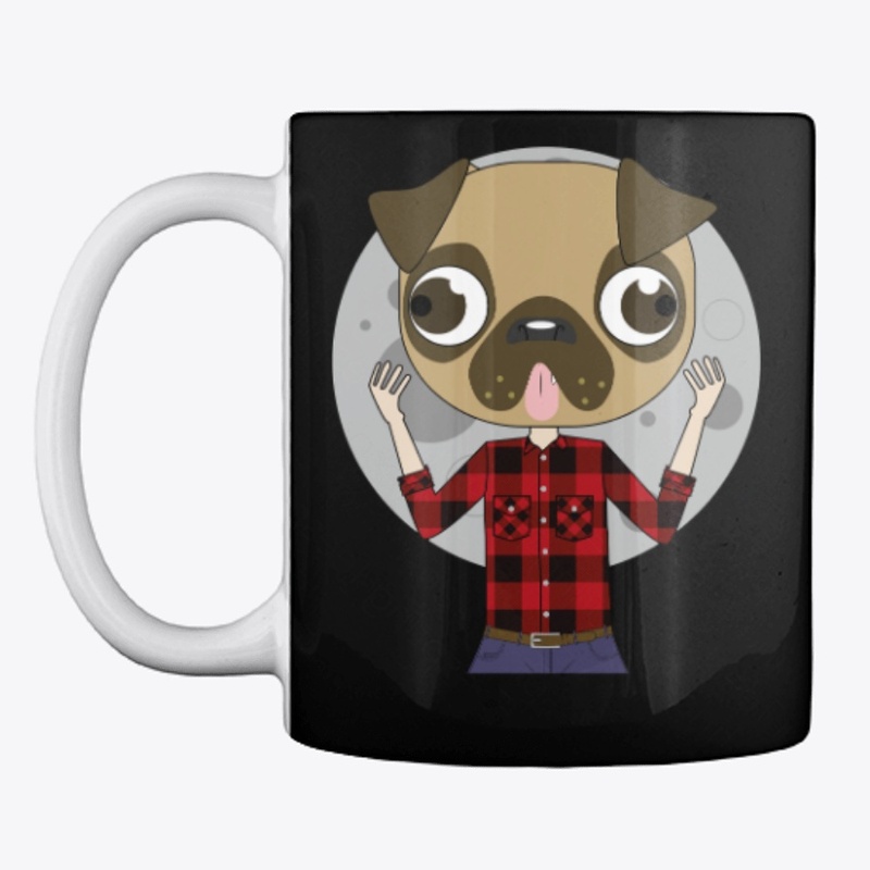 Happy Halloween Beware the Were-Pug! Dog