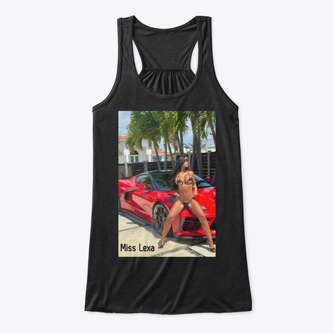 Womans Lexa Tank Black Camiseta Front