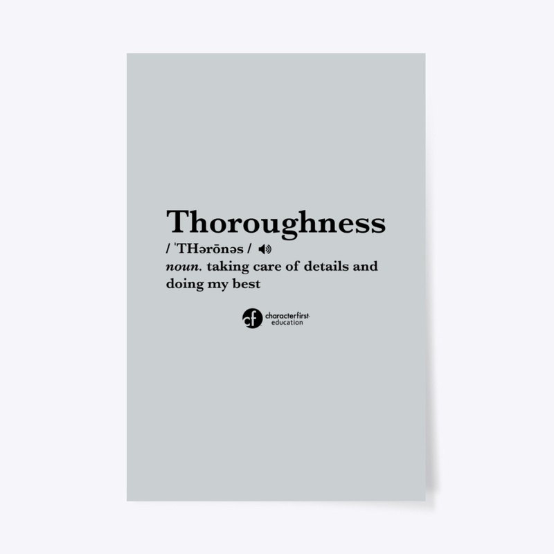 Thoroughness Definition