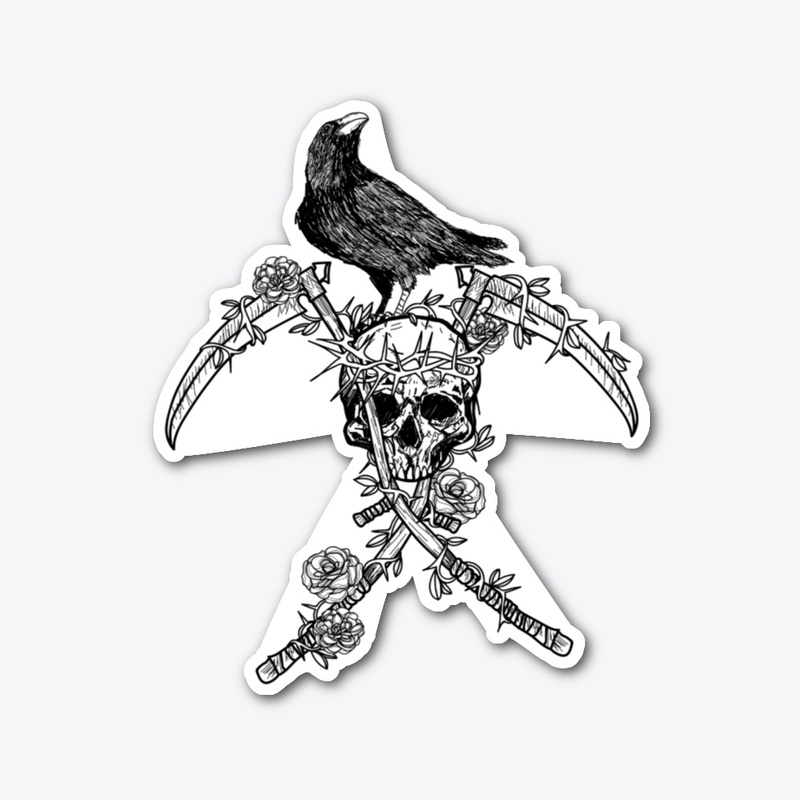Viking Raven Axe & Skull Warriors