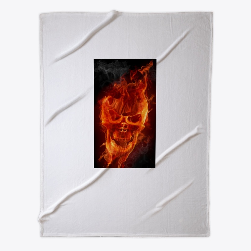 Fire skull