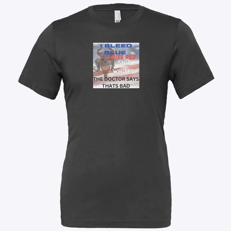 I bleed red white and blue
