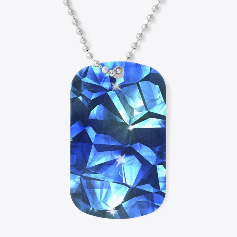 Blue Crystal Pattern