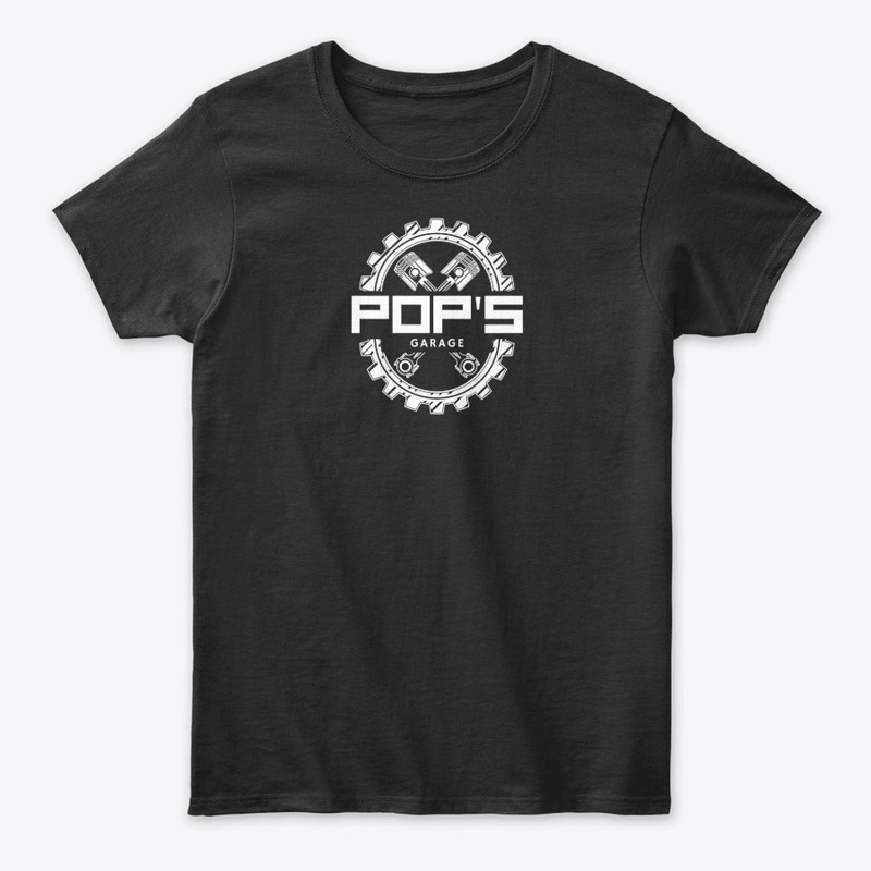 POP'S GARAGE Gear logo 