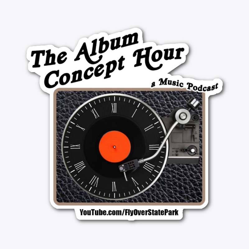 The Album Concept Hour podcast logo tee