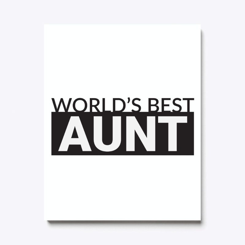 World's Best Aunt home decor and gifts