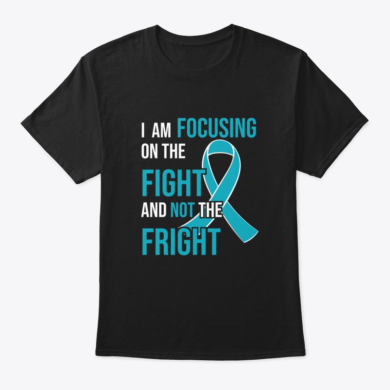 Ovarian Cancer Awareness Ribbon For A Ca