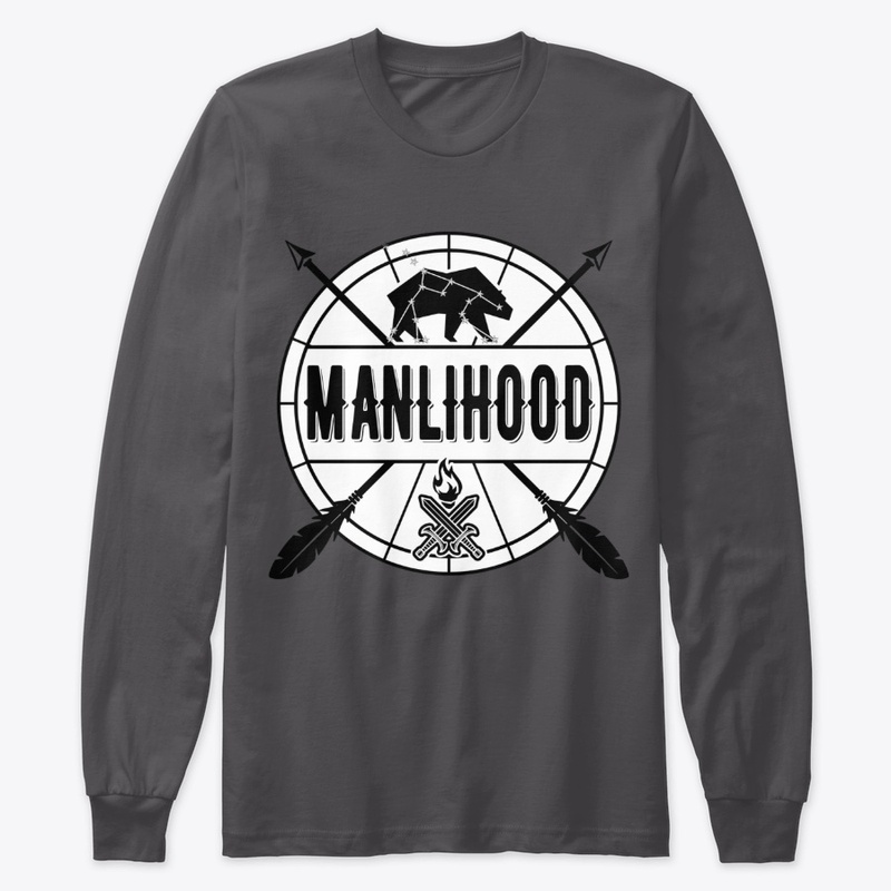 Manlihood Black and White Logo