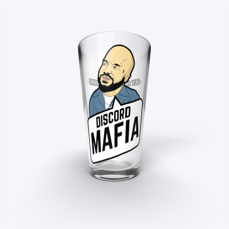 DISCORD MAFIA PINT GLASS