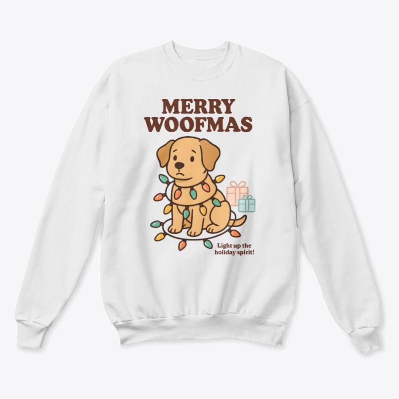 Festive Woofmas Dog Tee