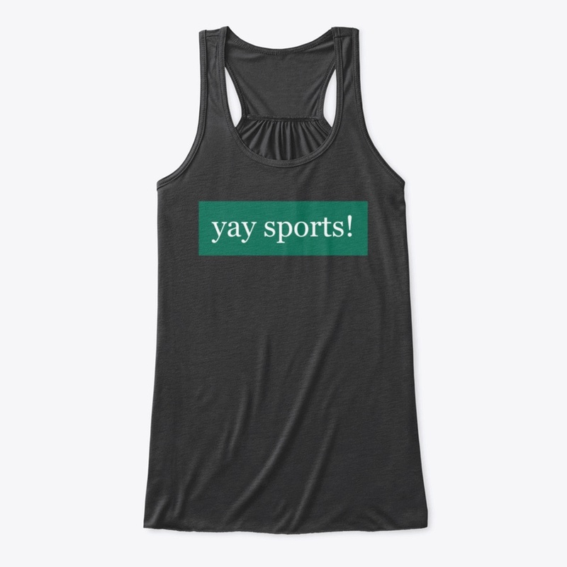 Yay Sports Written in White on Green