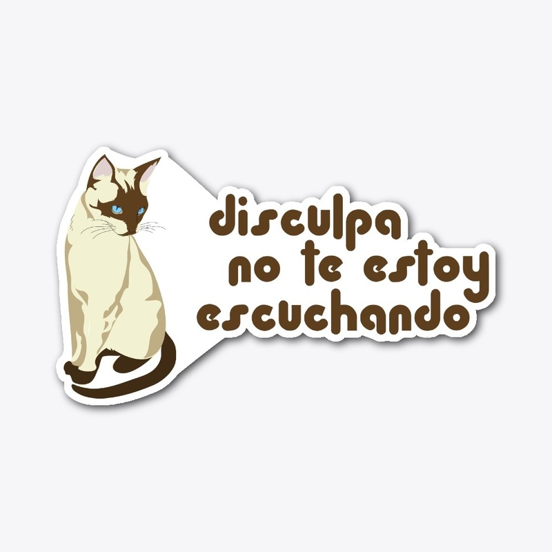 Disculpa no te estoy escuchando