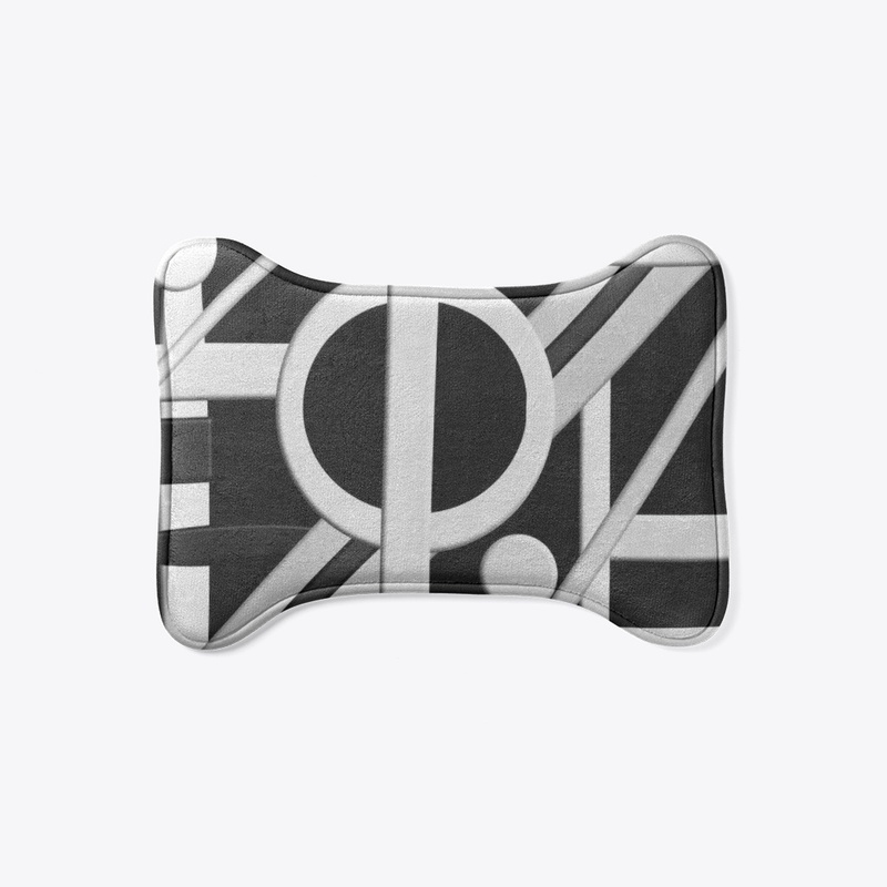Black and White 3D Geometric 