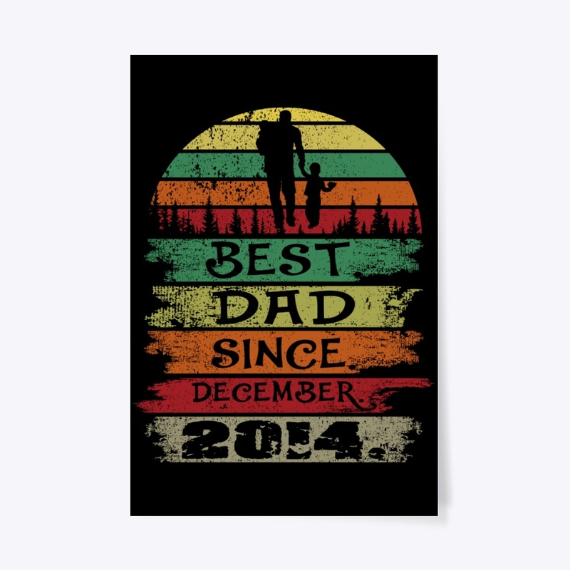 Best Dad Since December 2014 Vintage