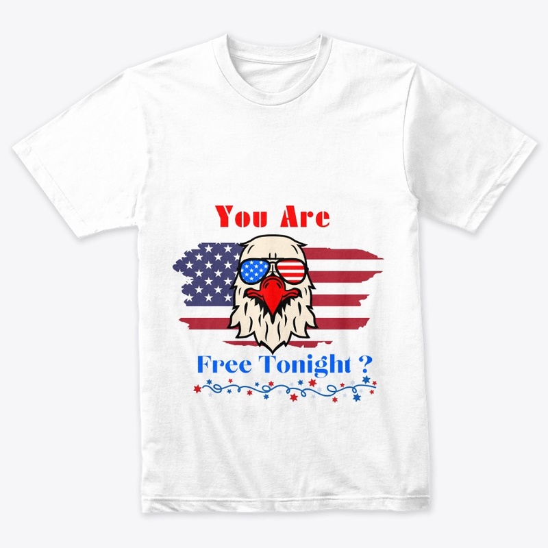 Patriotic Bald Eagle Tshirt 4th of July 