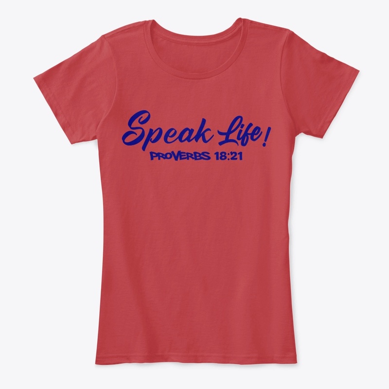 Speak Life!(Navy Blue Ink)