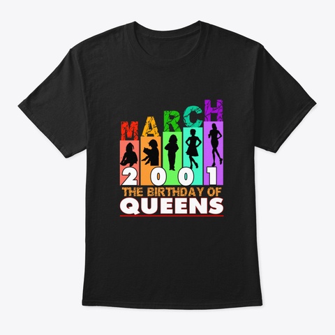 The Birthday Of Legends T Shirt Princess Black T-Shirt Front