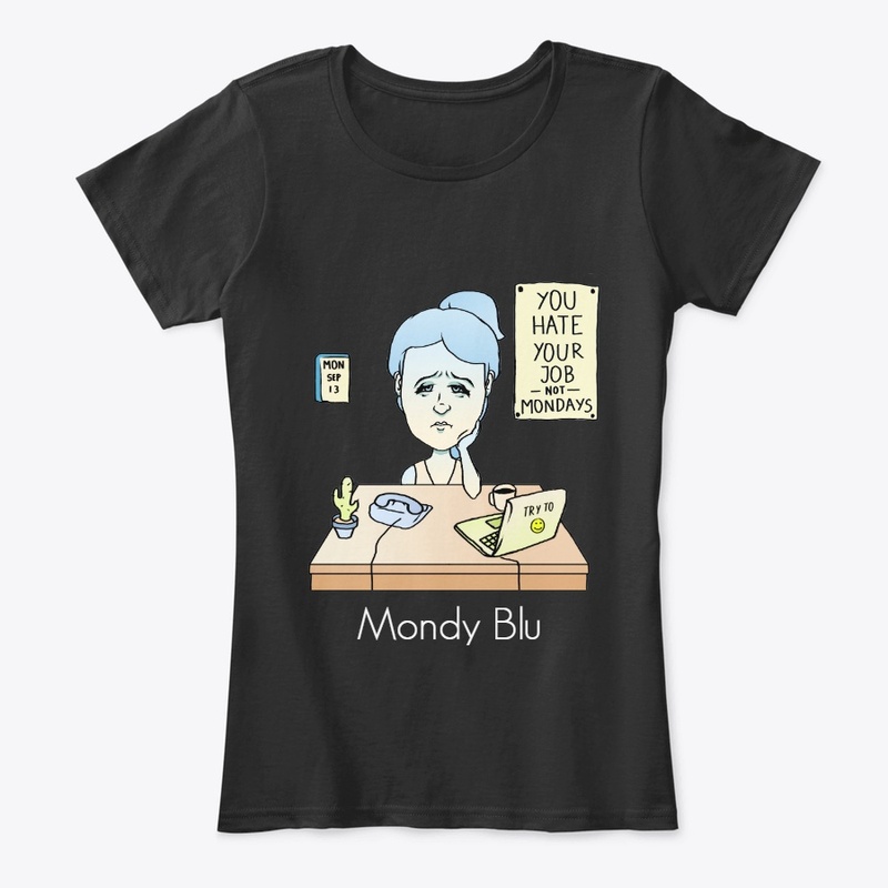 Mondy Blu (white font)