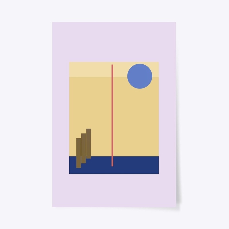 Minimalist Painting 01 Poster