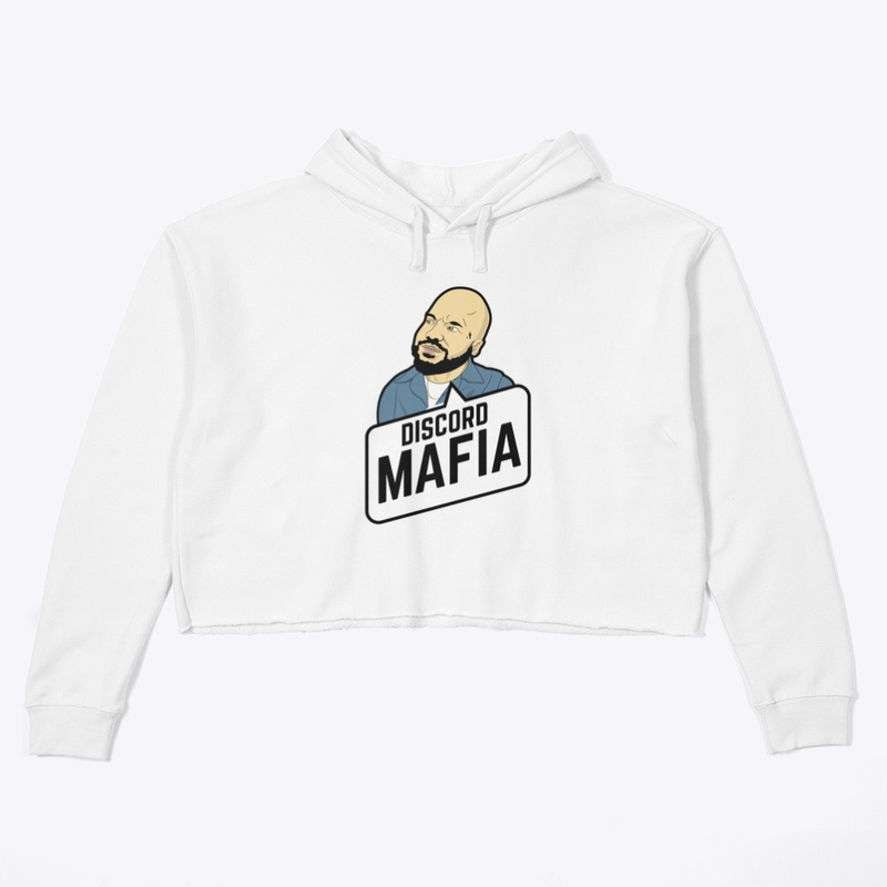 DISCORD MAFIA WOMENS CROP HOODIE
