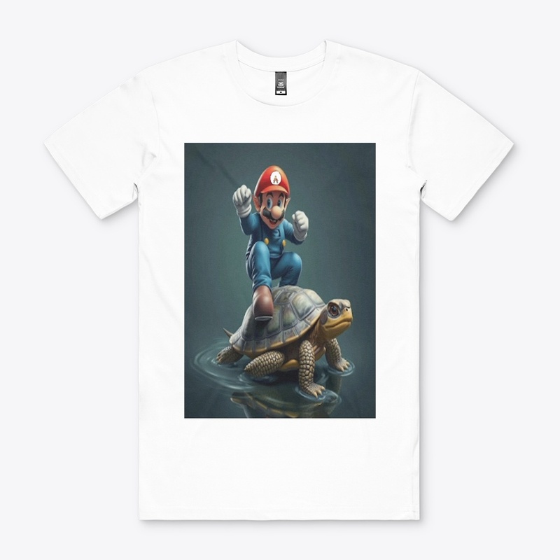 Plumber Stomping on Turtle