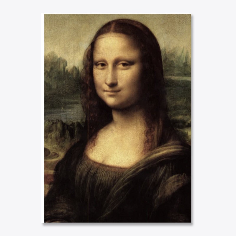 Mona Lisa by Leonardo da Vinci repro.