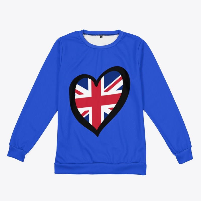 Beautiful UK flag design t shirt