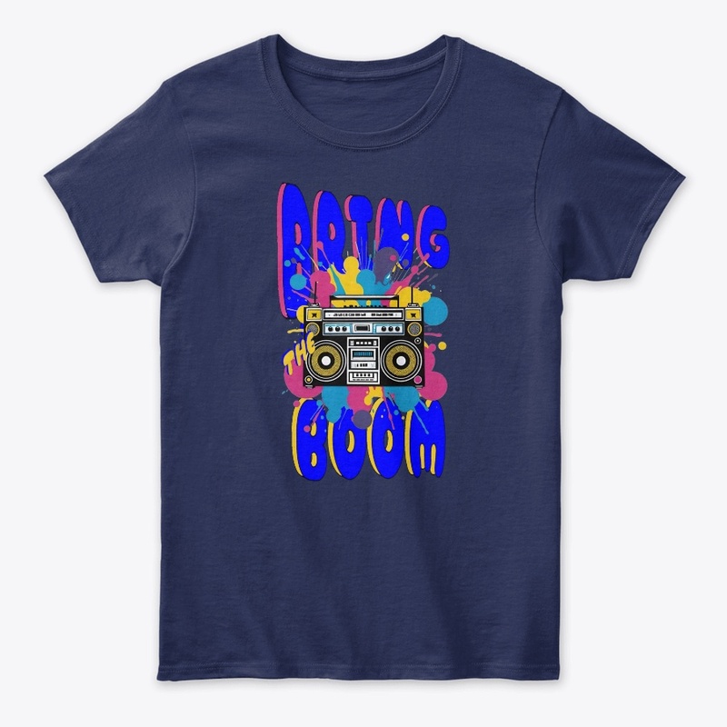 Bring the Boom Box neon Color music 