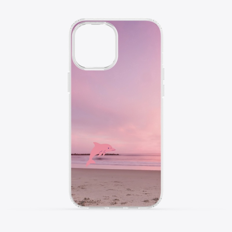 dolphin in the sunset