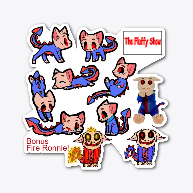Chibi Ronnie Sticker Pack 10 Pc+ Bonus!