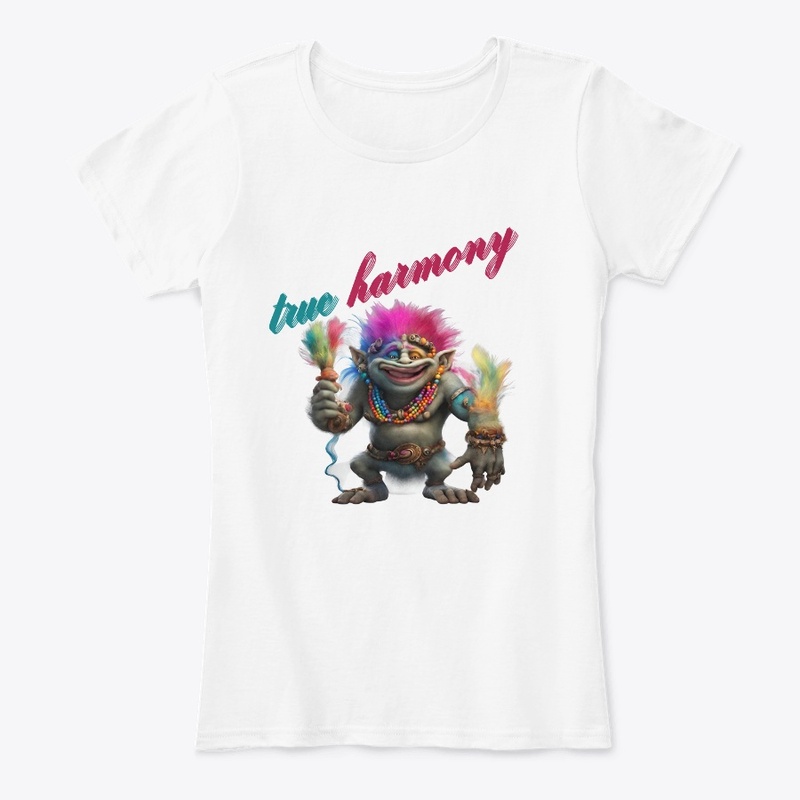 troll true harmony with many colorfull