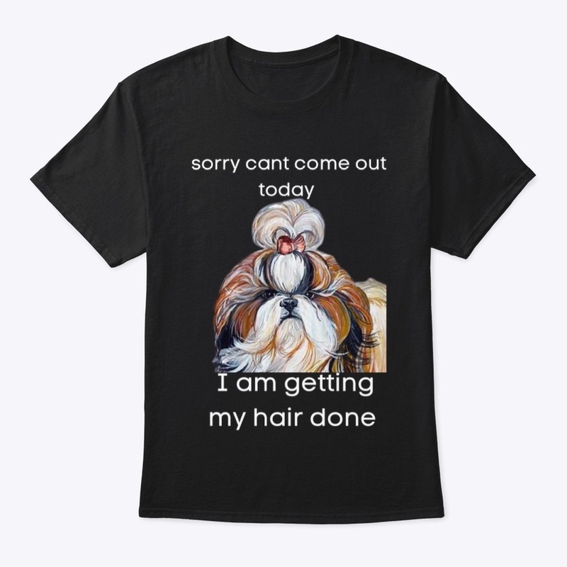getting my hair done 