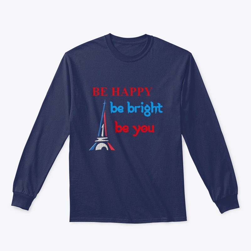 be happy be bright be you logo motivtion